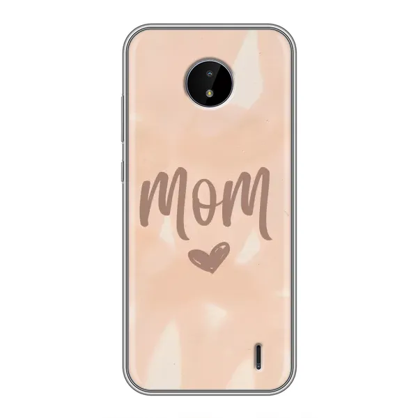 Чехол с рисунком «Love mom» для Nokia C10 Чехол с рисунком «Love mom» для Nokia C10