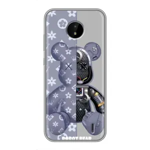 Силіконовий чохол для Nokia C10 (Ведмідь Louis Vuitton)