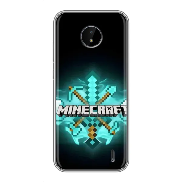 Чехол с рисунком «MineCraft 2» для Nokia C10