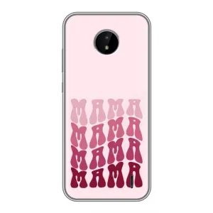 Чехлы на день мамы для Нокиа С10 (Надпись мама)