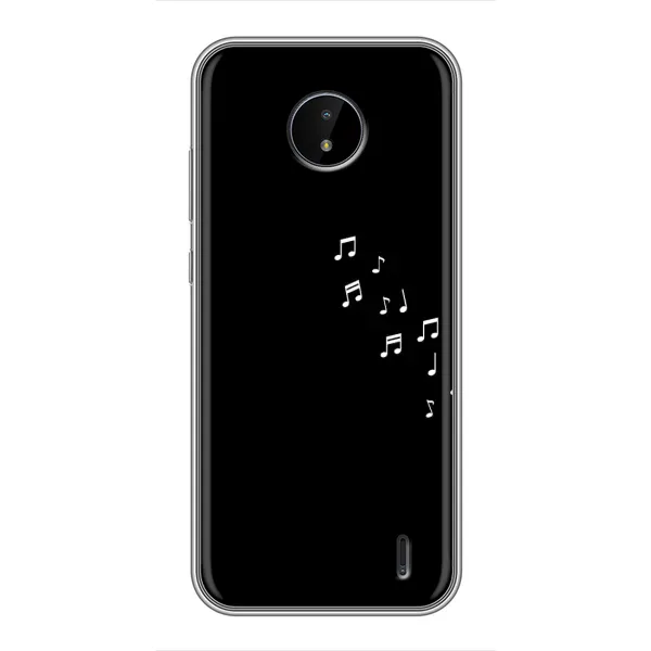 Чехол с рисунком «Ноты» для Nokia C10 Чехол с рисунком «Ноты» для Nokia C10