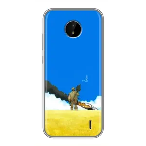 Чехлы на военную тематику для Nokia C10 (Попадание)