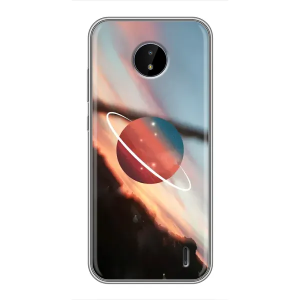 Чехол с рисунком «Сатурн» для Nokia C10 Чехол с рисунком «Сатурн» для Nokia C10