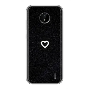 Чехлы с тематикой "Маленькие Сердечки" на Nokia C10 (Сердечко)