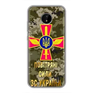 Чехлы на военную тематику для Nokia C10 (ВС ЗСУ)
