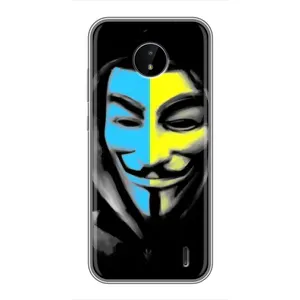 Чехол с Украинской символикой на Нокиа С20 Плюс (Анонимус патриот)