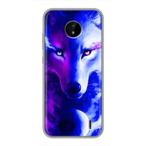 Чохол з малюнком «Арт-Вовк» для Nokia C20 Plus