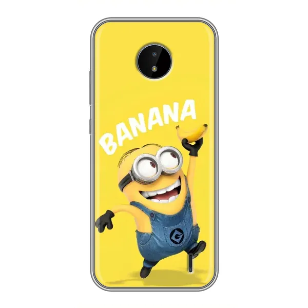 Чехол с рисунком «Banana» для Nokia C20 Plus