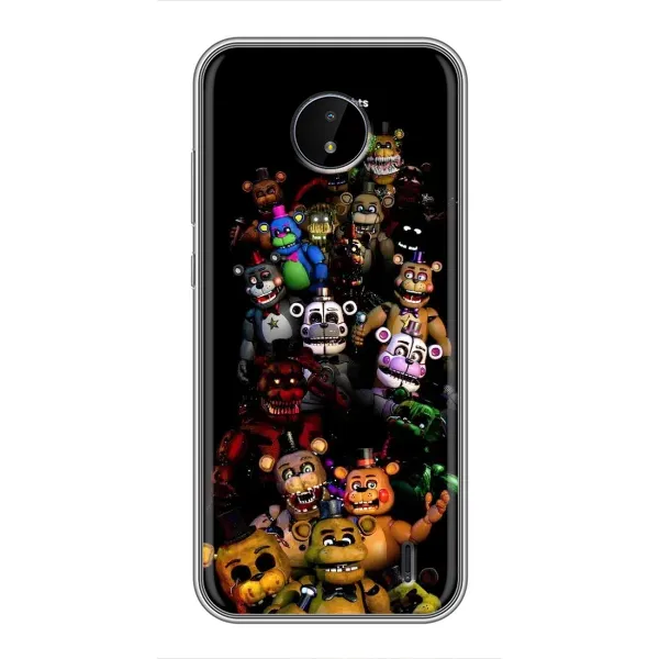 Чехол с рисунком «Bear Freddy's» для Nokia C20 Plus