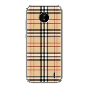 Чохол з малюнком «Burberry стиль» для Nokia C20 Plus