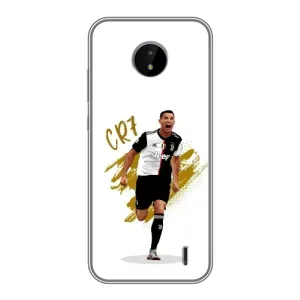 Чехол с рисунком «CR7» для Nokia C20 Plus