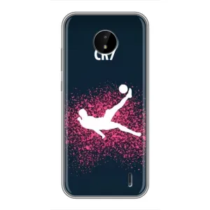 Чехол с рисунком «CR7 Удар» для Nokia C20 Plus