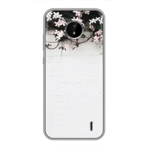 Чехлы с тематикой "ЦВЕТЫ" на Nokia C20 Plus (Цветы на стене)