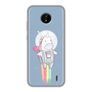 Чохол Unicorn на Nokia C20 Plus (Єдинорог космонавт)