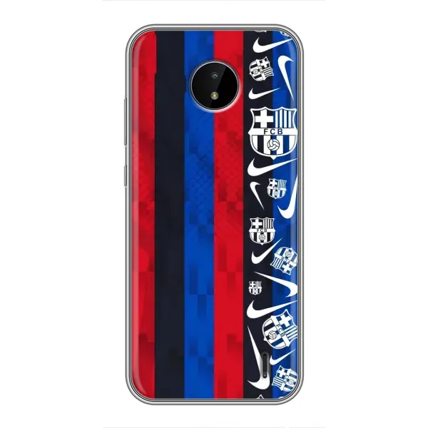 Чехол с рисунком «Фанат Барсы» для Nokia C20 Plus