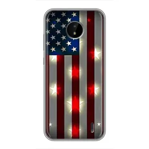 Чохол Прапор USA для Nokia C20 Plus (Прапор США 2)