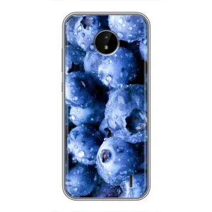 Чехол с изображением вкусной еды для Nokia C20 Plus (Голубика)