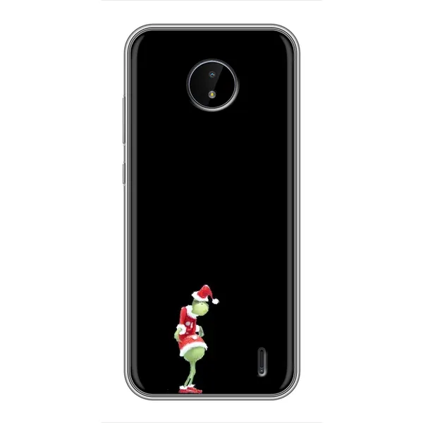 Чохол з малюнком «Грінч на чорному» для Nokia C20 Plus Чохол з малюнком «Грінч на чорному» для Nokia C20 Plus