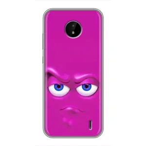Чохли (ТПУ) (смішні стікери) для Nokia C20 Plus (Хитра мордочка)