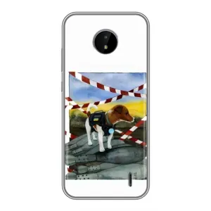 Чехол с принтом Собаки Патрон для Nokia C20 Plus (Храбрый Патрон)