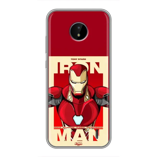 Чехол с рисунком «Iron man» для Nokia C20 Plus Чехол с рисунком «Iron man» для Nokia C20 Plus