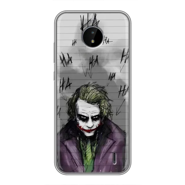 Чехол с рисунком «Joker клоун» для Nokia C20 Plus Чехол с рисунком «Joker клоун» для Nokia C20 Plus