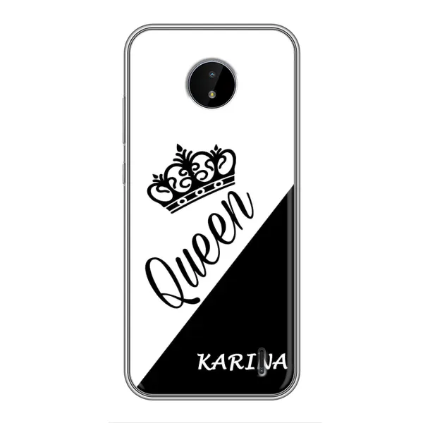 Чехол с рисунком «KARINA» для Nokia C20 Plus