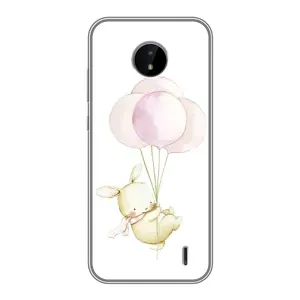 Силіконовий бампер з картинкою звірів для Nokia C20 Plus (Кролик та кульки)