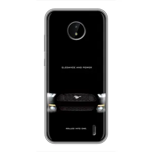 Чехлы с тематикой "Крутые машины" на Nokia C20 Plus (Черный Land Rover)