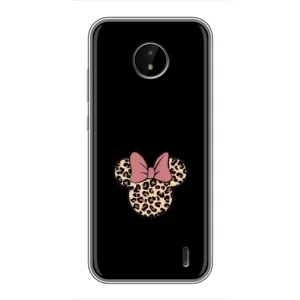 Чохол з леопардовим принтом на Nokia C20 Plus (Леопардова Мінні)