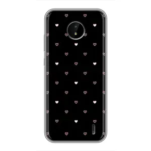 Чехлы с тематикой "Маленькие Сердечки" на Nokia C20 Plus (Маленькие сердечки)