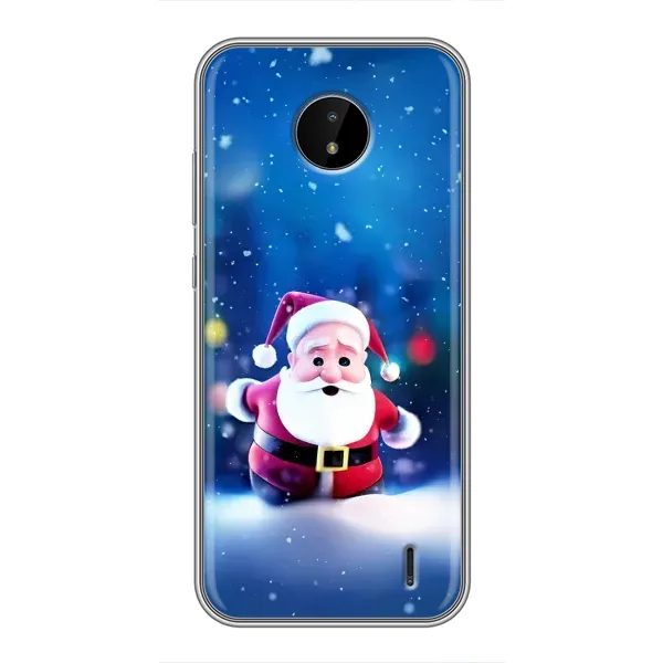 Чехол с рисунком «Маленький Дед Мороз» для Nokia C20 Plus Чехол с рисунком «Маленький Дед Мороз» для Nokia C20 Plus