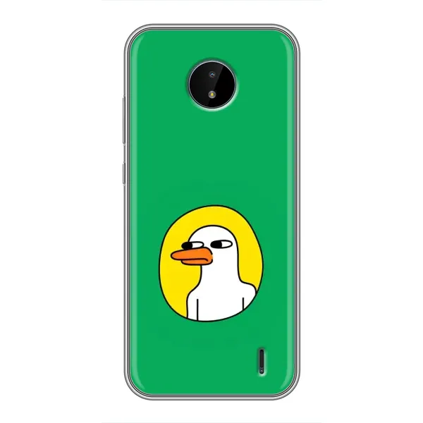 Чехол с рисунком «Мем Утка» для Nokia C20 Plus Чехол с рисунком «Мем Утка» для Nokia C20 Plus