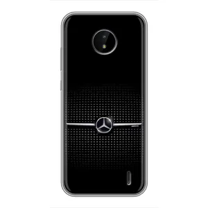 Силиконовый бампер с картинкой машины на Nokia C20 Plus (Mercedes)