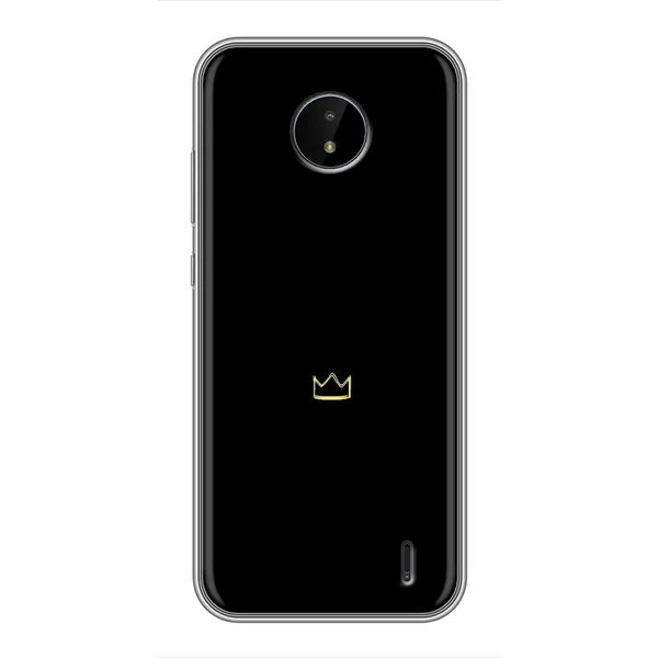 Чехол с рисунком «Мини корона» для Nokia C20 Plus Чехол с рисунком «Мини корона» для Nokia C20 Plus