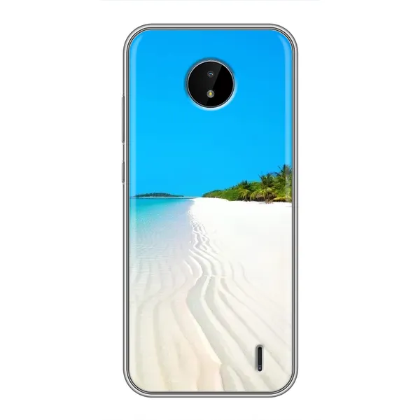Чехол с рисунком «Море песок» для Nokia C20 Plus Чехол с рисунком «Море песок» для Nokia C20 Plus
