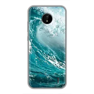 Чехол с рисунком «Морская волна» для Nokia C20 Plus