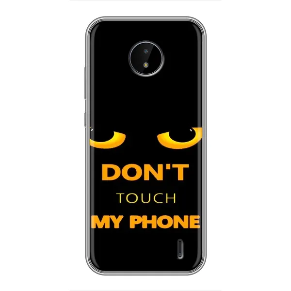 Чехол с рисунком «Не трогай мой телефон» для Nokia C20 Plus Чехол с рисунком «Не трогай мой телефон» для Nokia C20 Plus