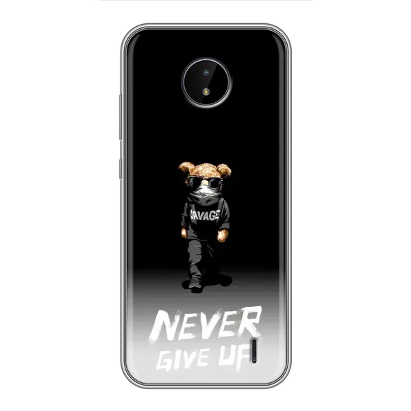 Чехол с рисунком «Never» для Nokia C20 Plus Чехол с рисунком «Never» для Nokia C20 Plus