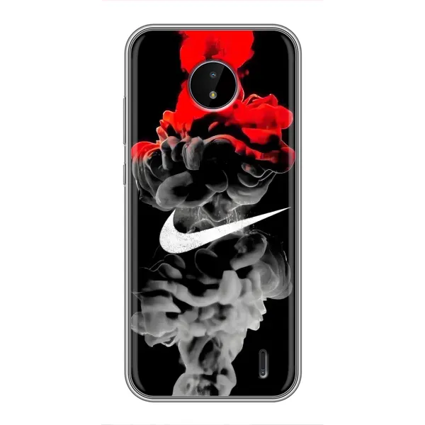 Чехол с рисунком «Nike дым» для Nokia C20 Plus Чехол с рисунком «Nike дым» для Nokia C20 Plus