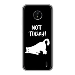 Бампер з зображенням Котиків для Нокіа С20 Плюс (Not Today)