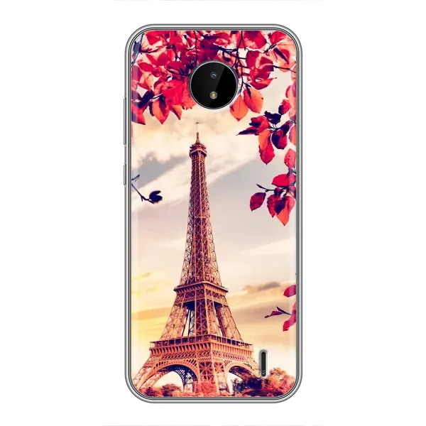 Чехол с рисунком «Paris photo» для Nokia C20 Plus Чехол с рисунком «Paris photo» для Nokia C20 Plus