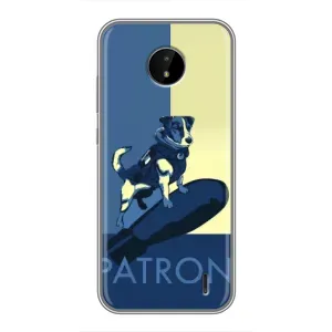 Чехол с принтом Собаки Патрон для Nokia C20 Plus (Patron)
