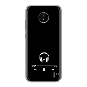 Чохол з картинками на чорному фоні для Nokia C20 Plus (Плеєр)
