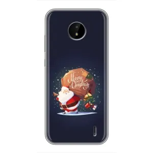 Чехол Санта Клаус для Nokia C20 Plus (Подарки от Санты)