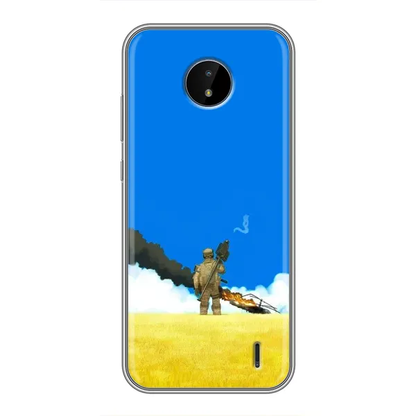 Чехол с рисунком «Попадание» для Nokia C20 Plus Чехол с рисунком «Попадание» для Nokia C20 Plus