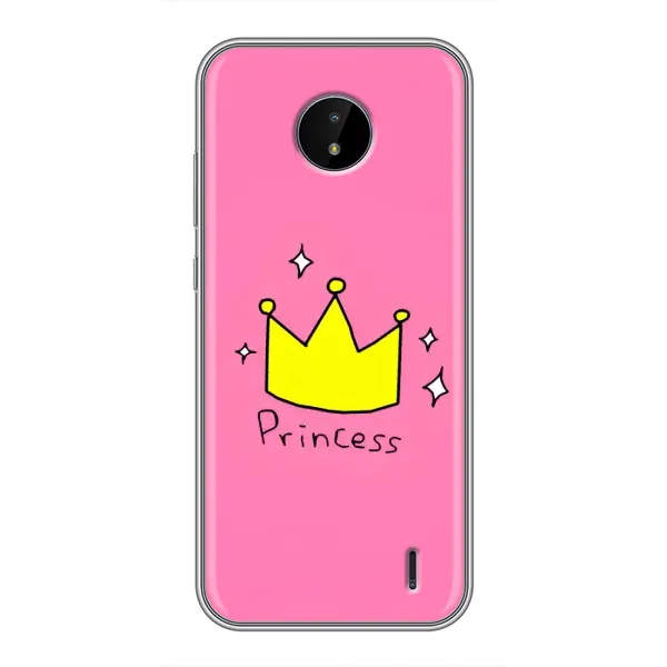 Чехол с рисунком «Princess» для Nokia C20 Plus