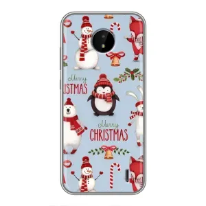 Чехол Санта Клаус для Nokia C20 Plus (Рождественский)
