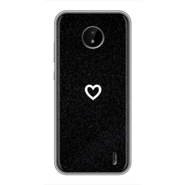 Чехол с рисунком «Сердечко» для Nokia C20 Plus Чехол с рисунком «Сердечко» для Nokia C20 Plus