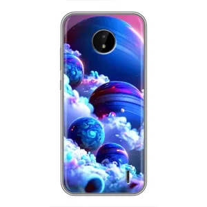 Чохли КОСМОС на Nokia C20 Plus (Сині планети)
